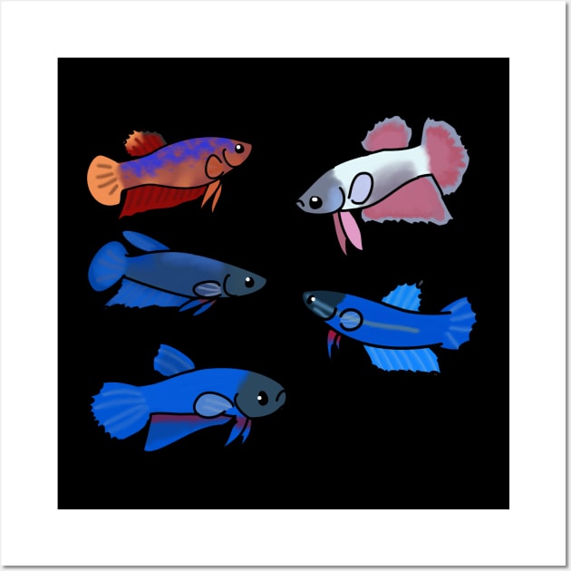 Betta Sorority Wall Art by Lyuda